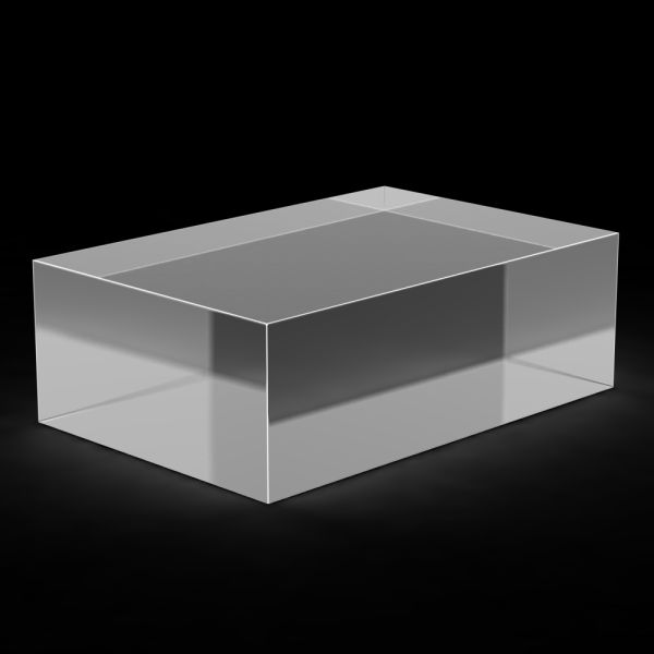 Acrylic Block 2" x 3" x 1" thick #2